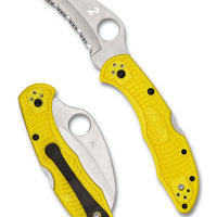 Spyderco Tasman Salt 2 Hawkbill SpyderEdge, Yellow