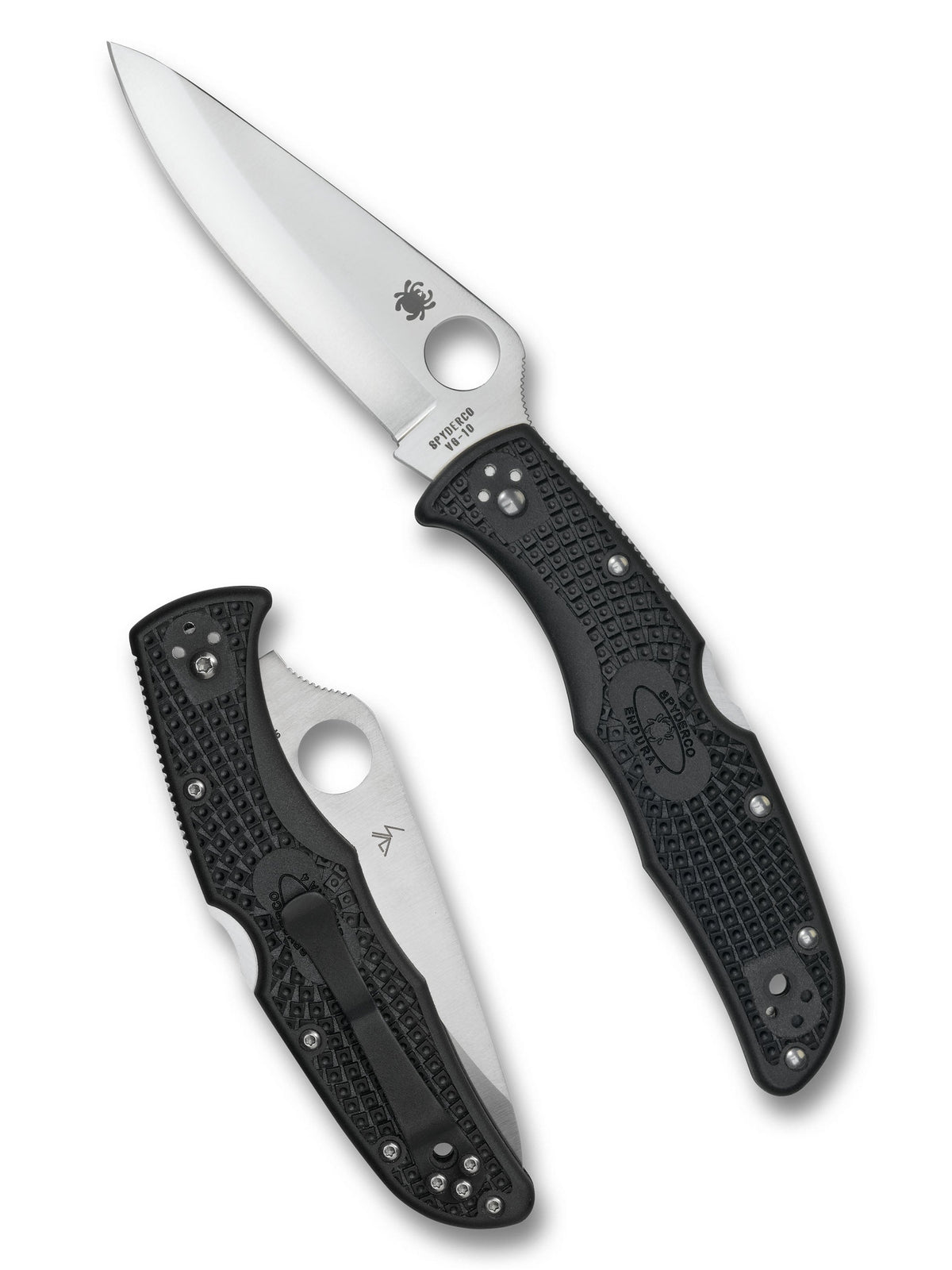 Spyderco Endura 4 Lightweight Black FRN PlainEdge