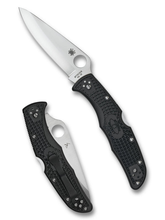 Spyderco Endura 4 Lightweight Black FRN PlainEdge