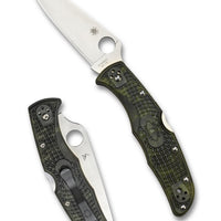 Spyderco Endura 4 Flat Ground ZOME Green