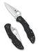 Spyderco Delica 4 Lightweight Black FRN PlainEdge
