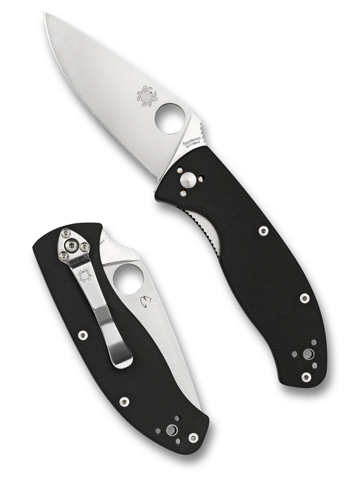 Spyderco Tenacious Black G10 PlainEdge