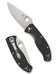 Spyderco Tenacious Lightweight Black FRN PlainEdge