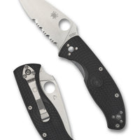 Spyderco Tenacious Lightweight Black FRN CombinationEdge