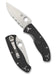 Spyderco Tenacious Lightweight Black FRN CombinationEdge