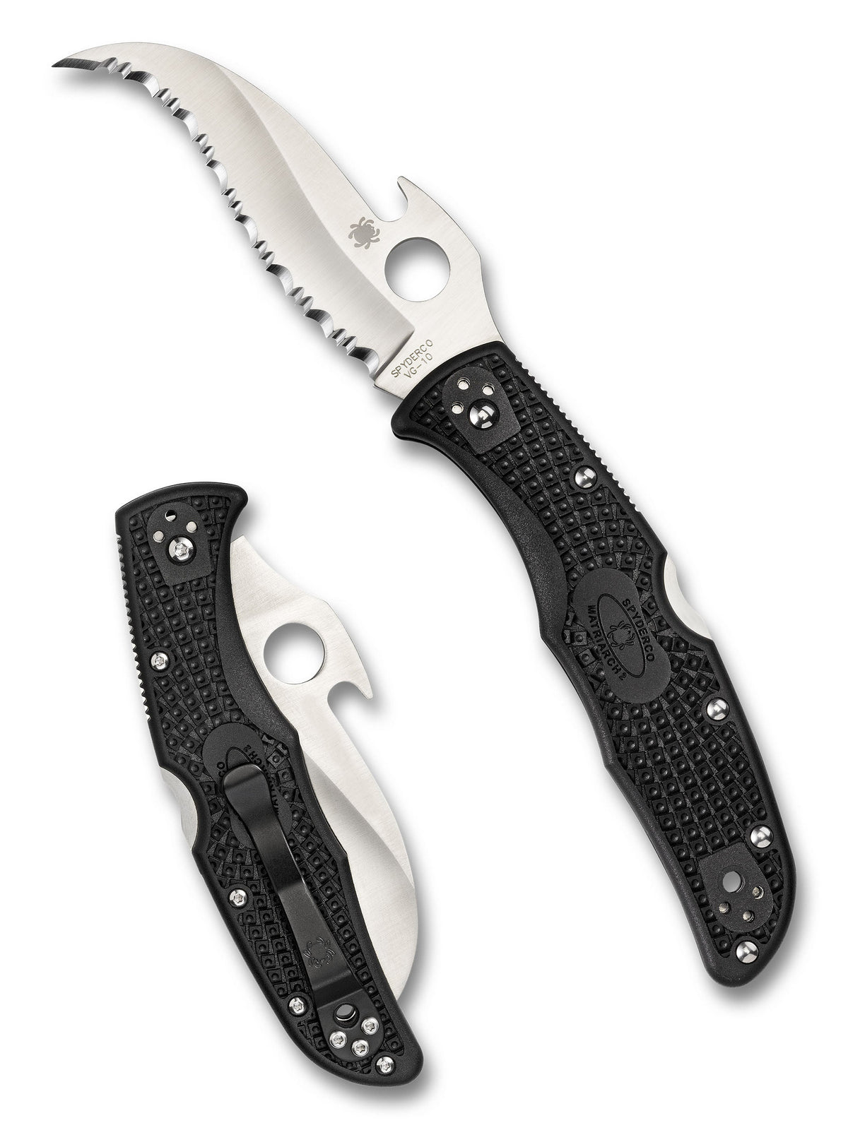 Spyderco Matriarch 2 Wave Black FRN SpyderEdge