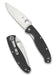 Spyderco Resilience Black G10 PlainEdge