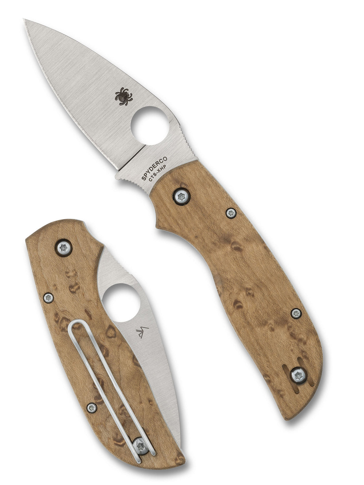 Spyderco Chaparral SLIPIT Birdseye Maple CTS-XHP