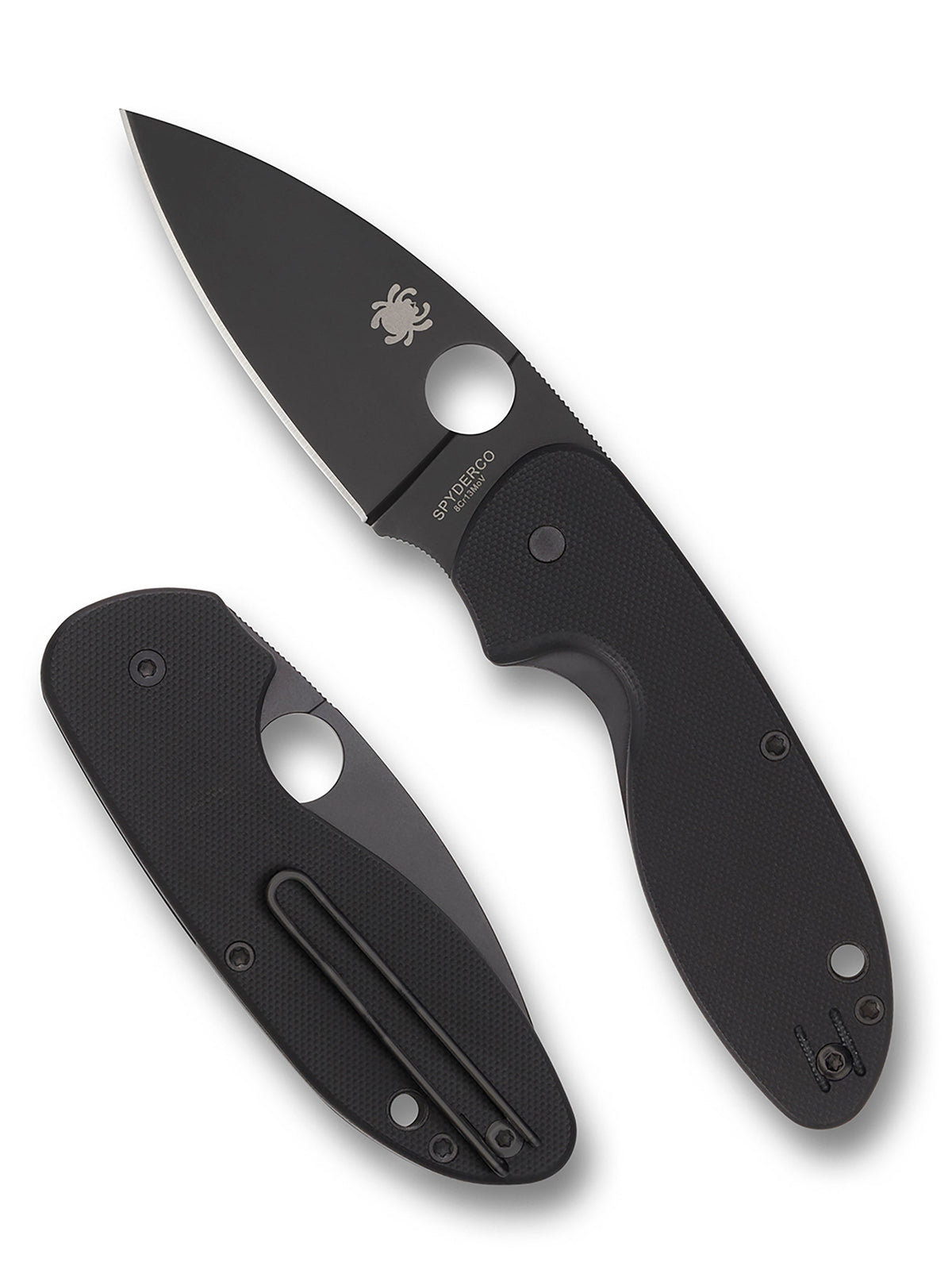 Spyderco Efficient Black G10 Black Blade