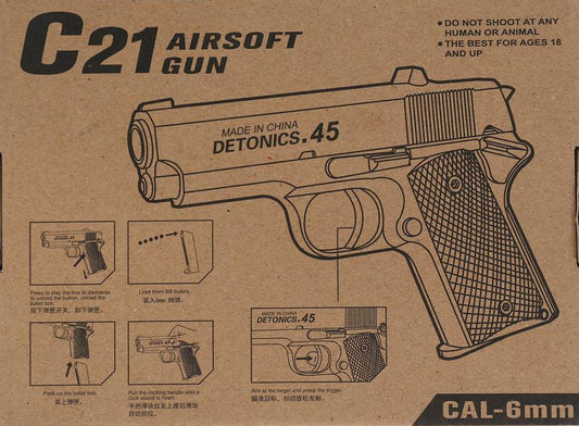 C21 6MM AIRSOFT PISTOL