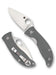 Spyderco Alcyone Grey G10 PlainEdge