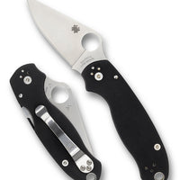 Spyderco Para 3 Black G10 PlainEdge