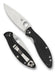 Spyderco Astute Black G10 PlainEdge