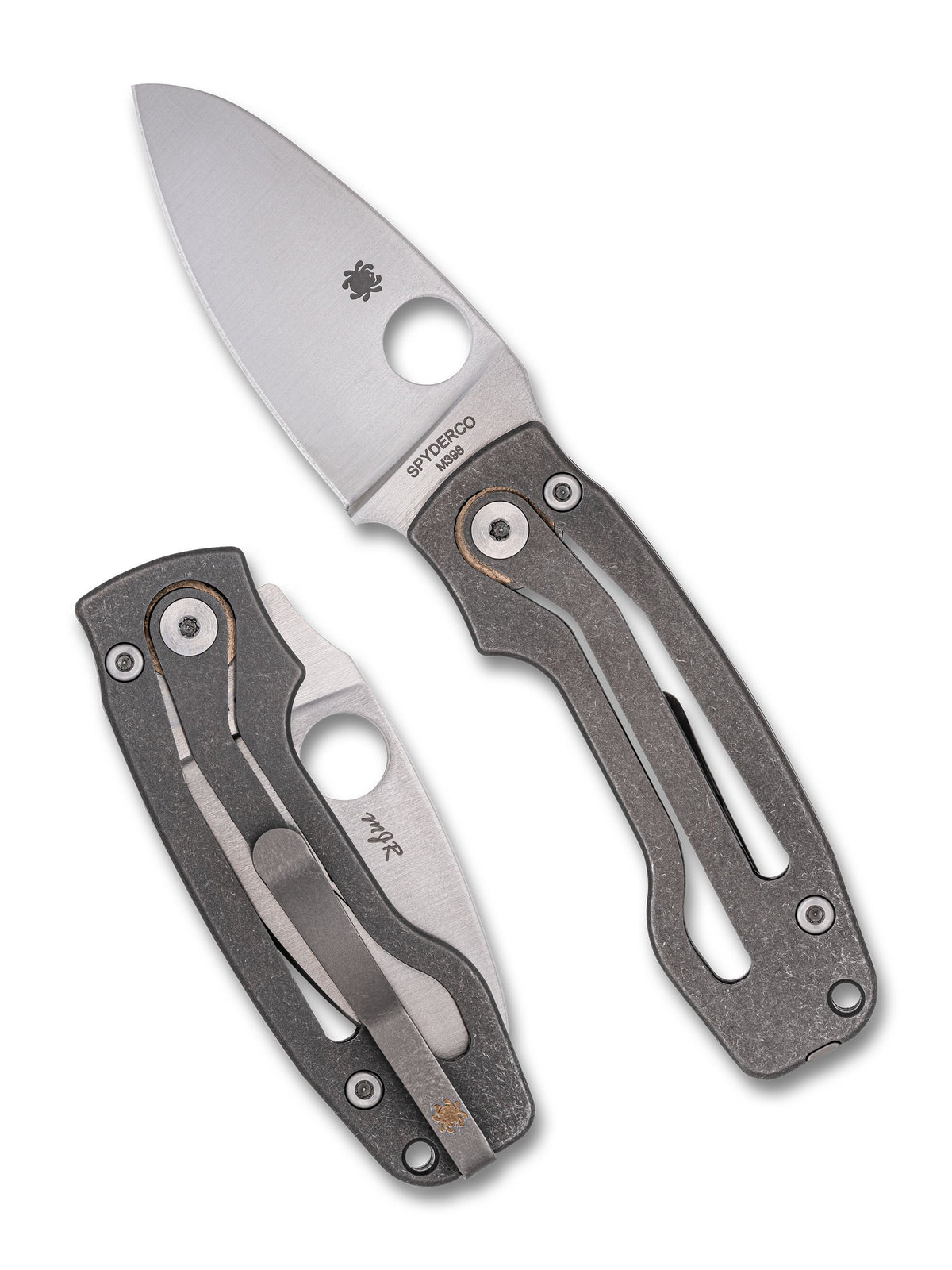 Spyderco PITS 2 Titanium M390