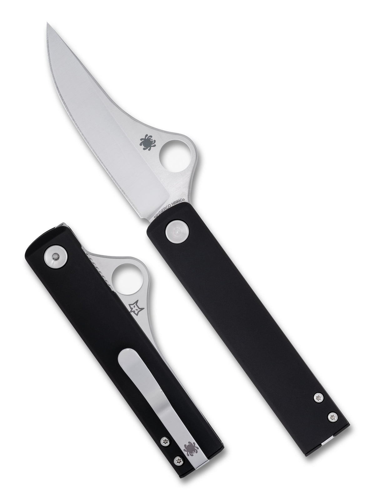 Spyderco Essenza Black Aluminium N690Co