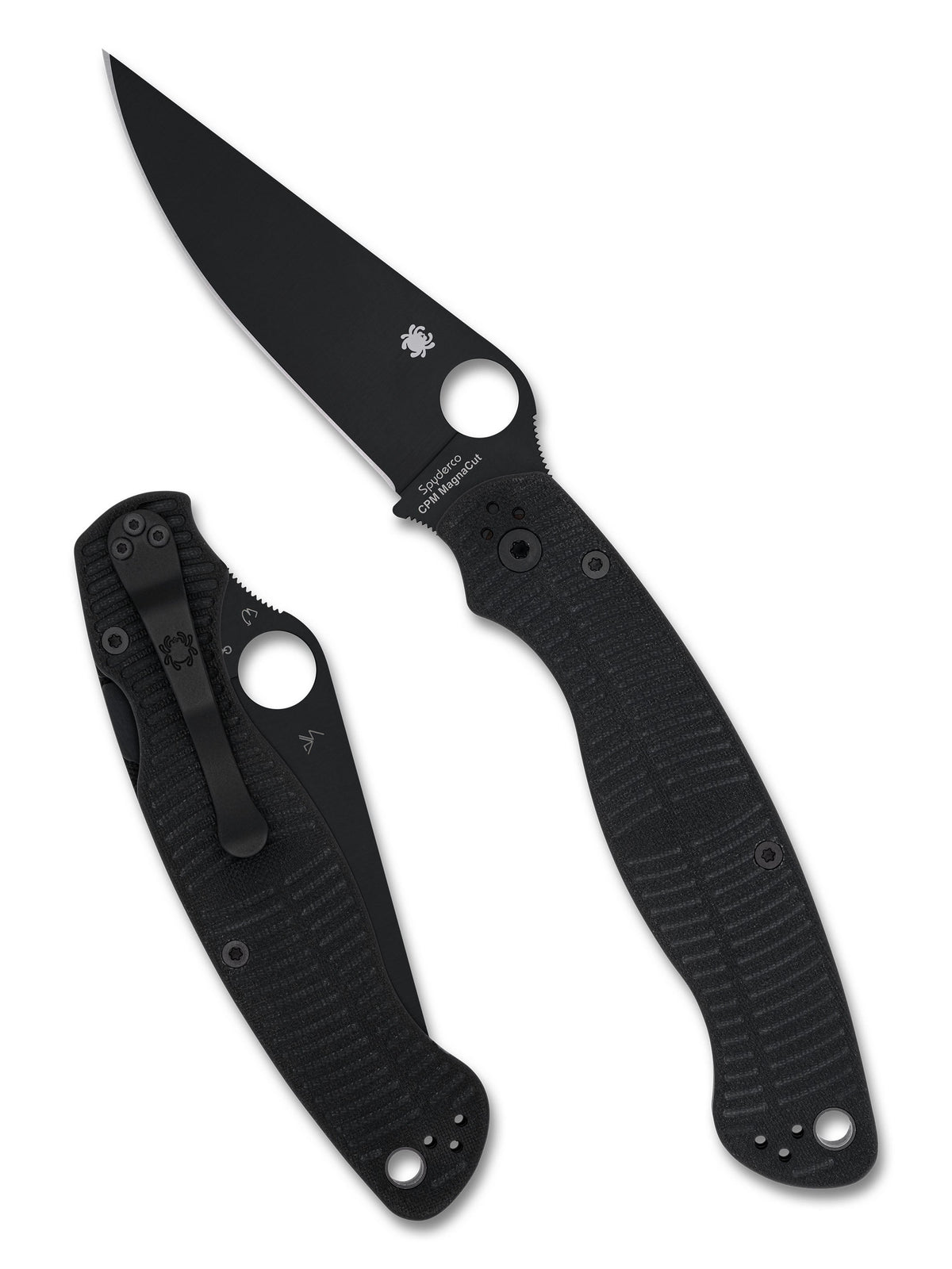 Spyderco Military 2 Salt CPM MagnaCut Black Blade