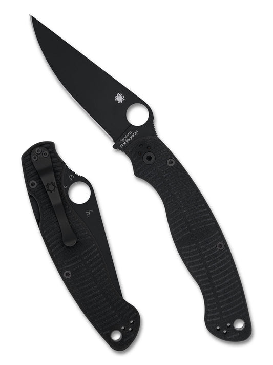 Spyderco Military 2 Salt CPM MagnaCut Black Blade