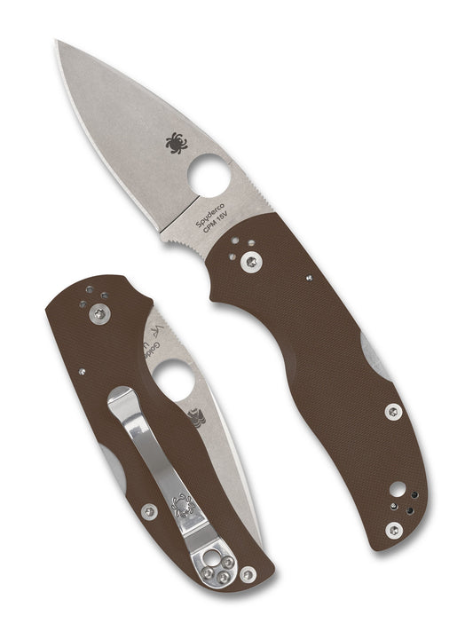 Spyderco Native 5 Brown G10 CPM 15V Sprint Run