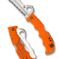 Spyderco Assist Orange FRN CombinationEdge