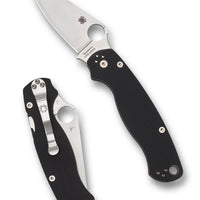 Spyderco Para Military 2 Black G10 PlainEdge