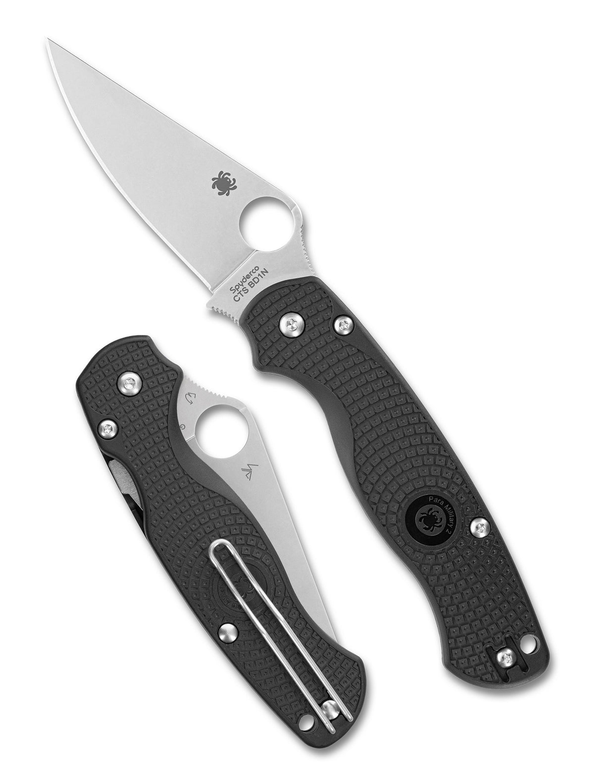 Spyderco Para Military 2 Lightweight Black FRN
