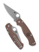 Spyderco Para Military 2 Lightweight Brown CPM 15V