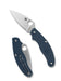 Spyderco UK Penknife Lightweight Cobalt Blue CPM SPY27