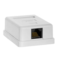 RJ45 CAT6 WALL BOX SINGLE