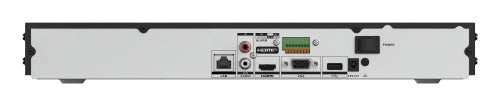 Hikvision DS-7616NXI-K2(E) rear panel with HDMI, VGA, network and alarm ports