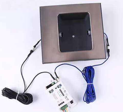 Optical foot switch for automatic door opener - representative foot-activated optical switch image
