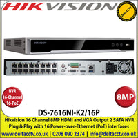 Hikvision NVR 16CH 160Mbps with 16 PoE Eco Version