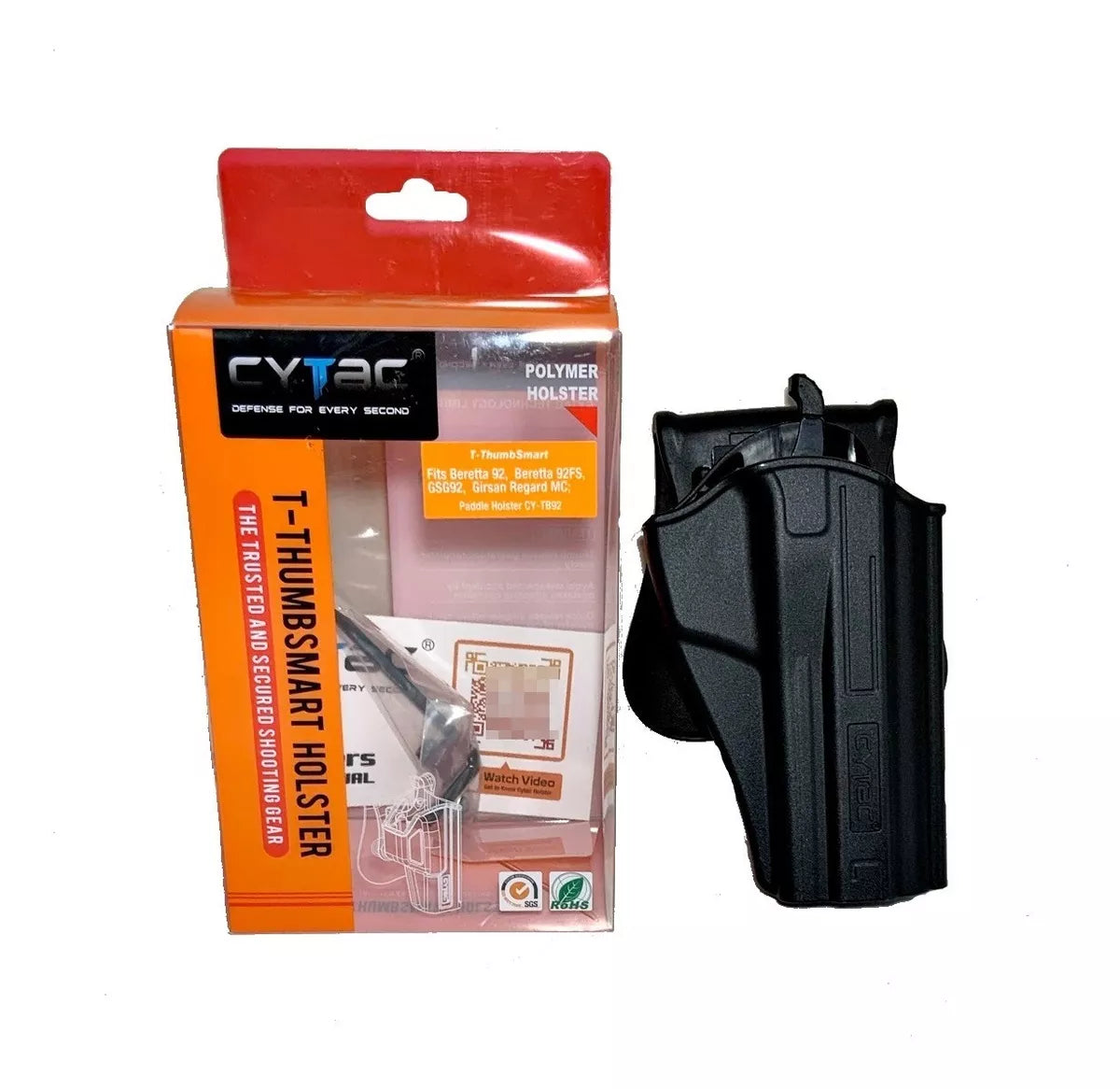 CYTAC T-THUMBSMART HOLSTER (OWB) - BERETTA 92(FS)