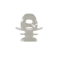 NEMTEK JURASSIC INSULATOR - 6.2MM WHITE SLOT - NeonSales {{ shop.shopifyCountryName }}