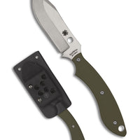 Spyderco Stok Bowie Fixed Blade OD Green G10