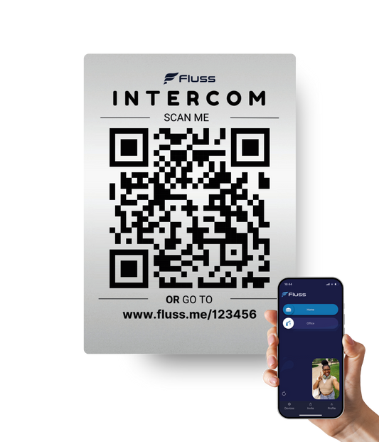 FLUSS SMART INTERCOM A4 QR VIDEO AND AUD