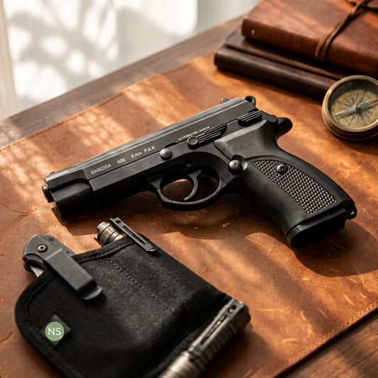 BAREDDA S56 BLACK + 10 BLANKS + HOLSTER