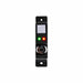 Electronic lock panel with green and red indicator lights and keyhole, security accessory