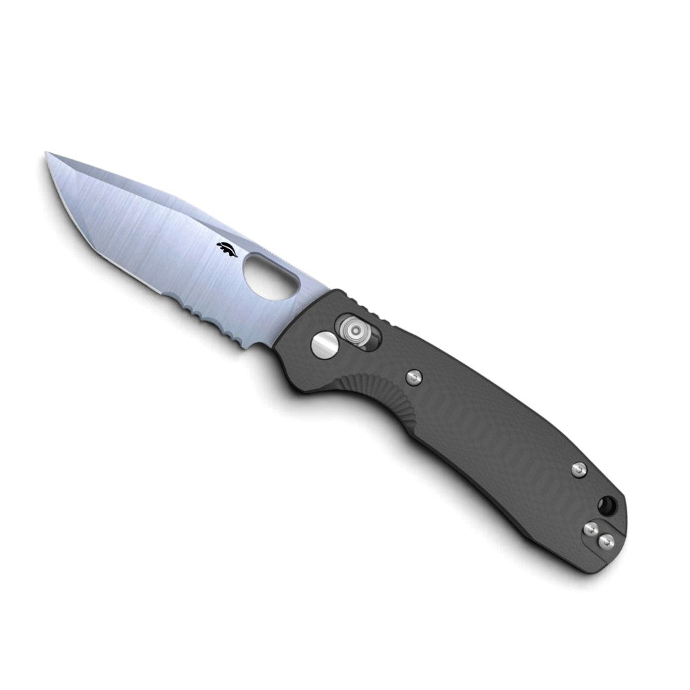 Honey Badger Medium/Large Cross-Bolt Tanto 50/50 Black