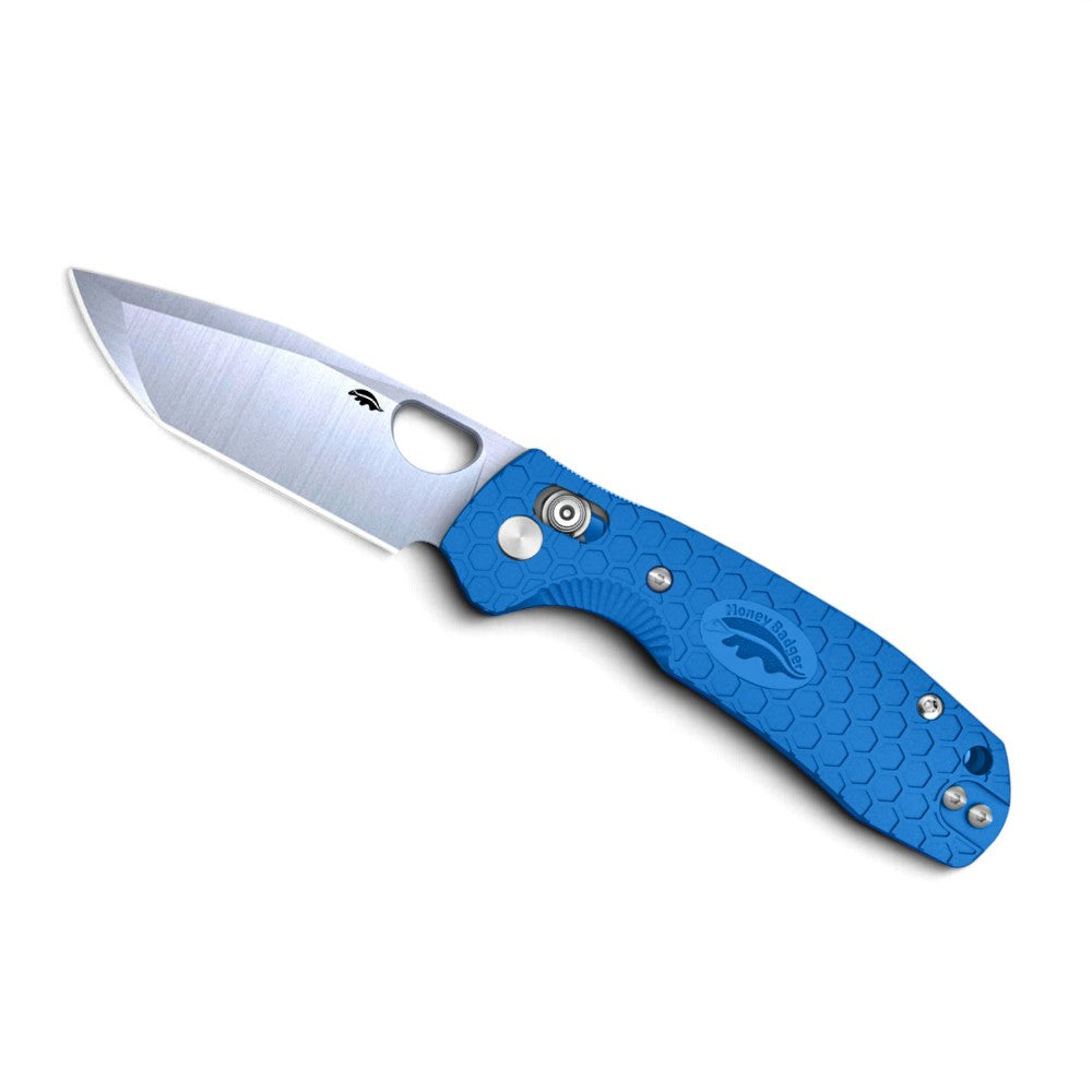Honey Badger Medium/Large Cross-Bolt Tanto Blue
