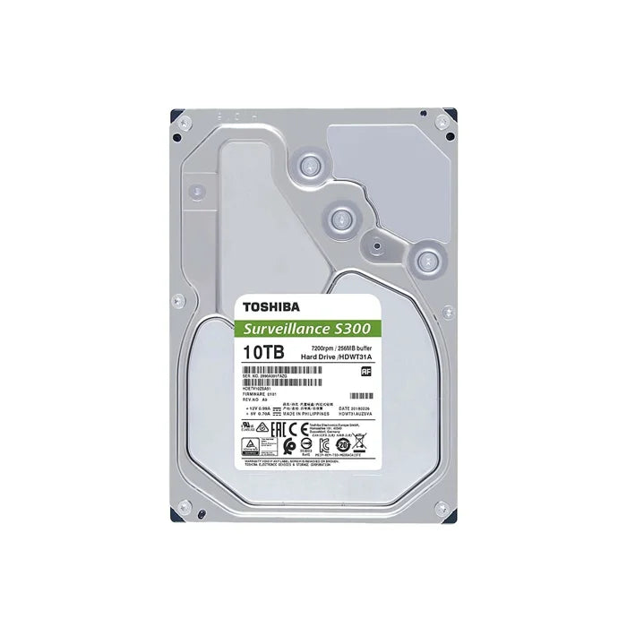 TOSHIBA S300 SURVEILLANCE HDD - 10TB SATA - NeonSales {{ shop.shopifyCountryName }}