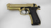 BLOW F92 BLANK GUN - GOLD W/ BLACK GRIPS & TRIM