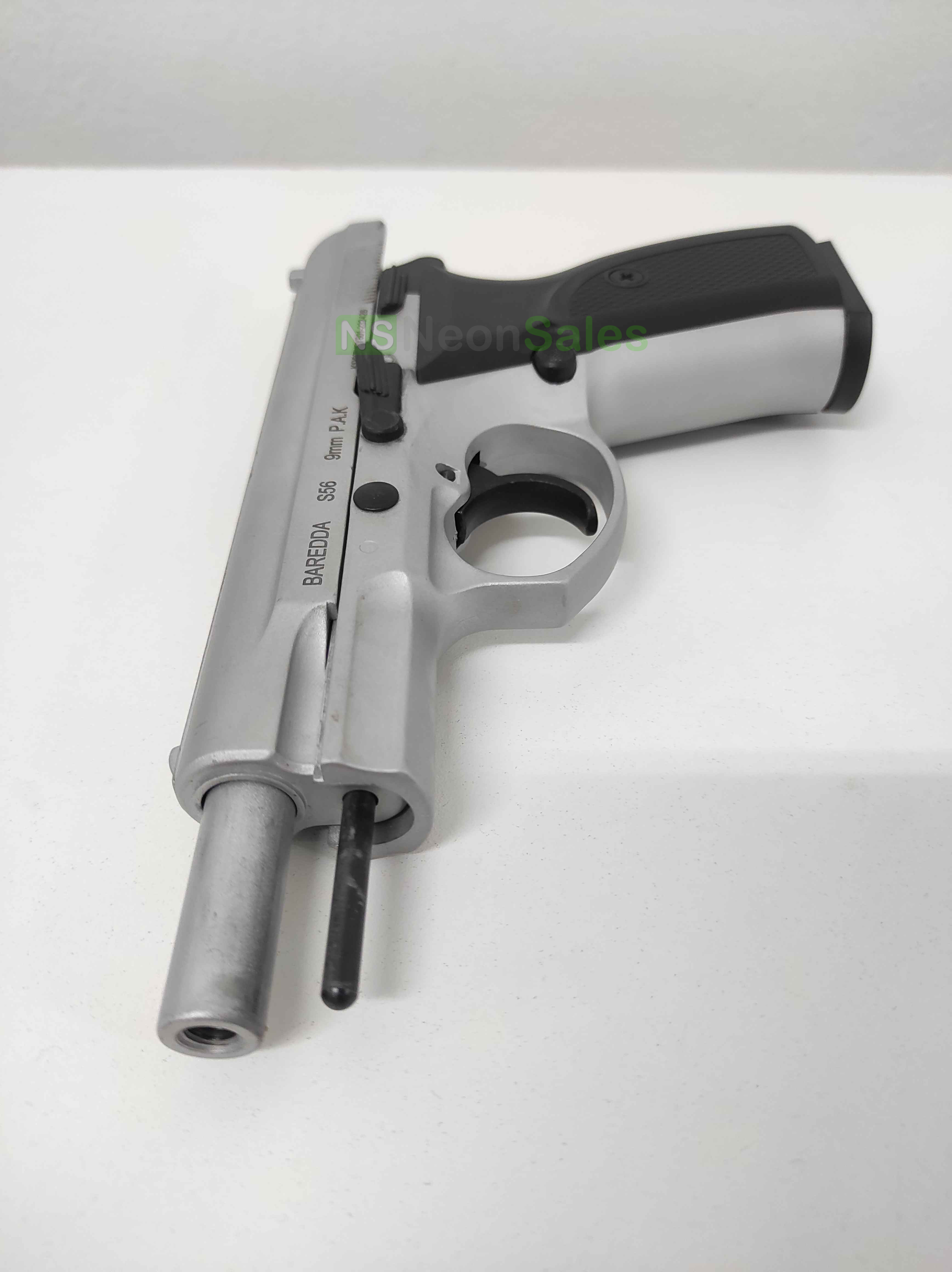 BAREDDA S56 BLANK GUN - MATTE CHROME
