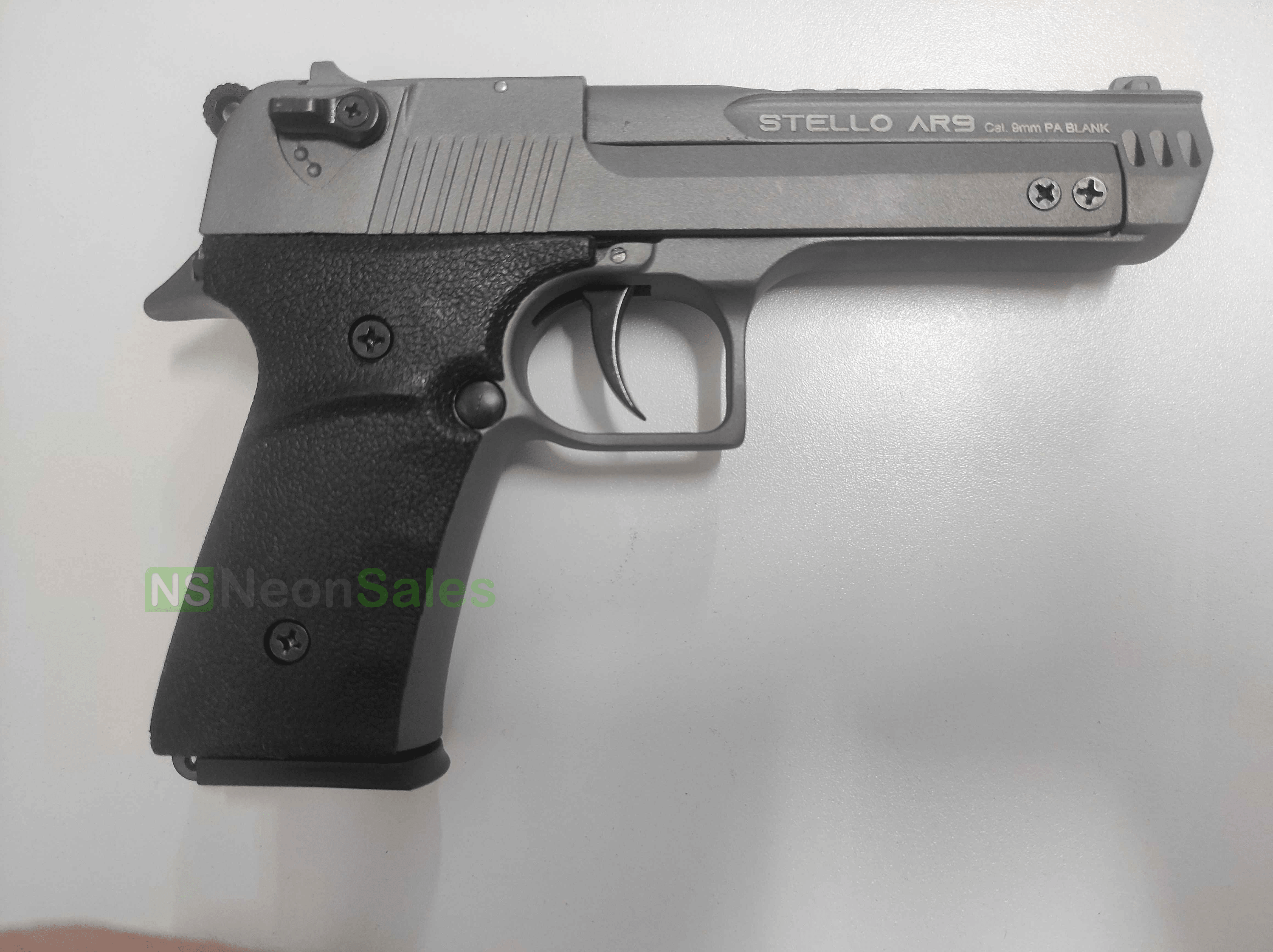 STELLO AR-9 BABY EAGLE BLANK GUN - FUME