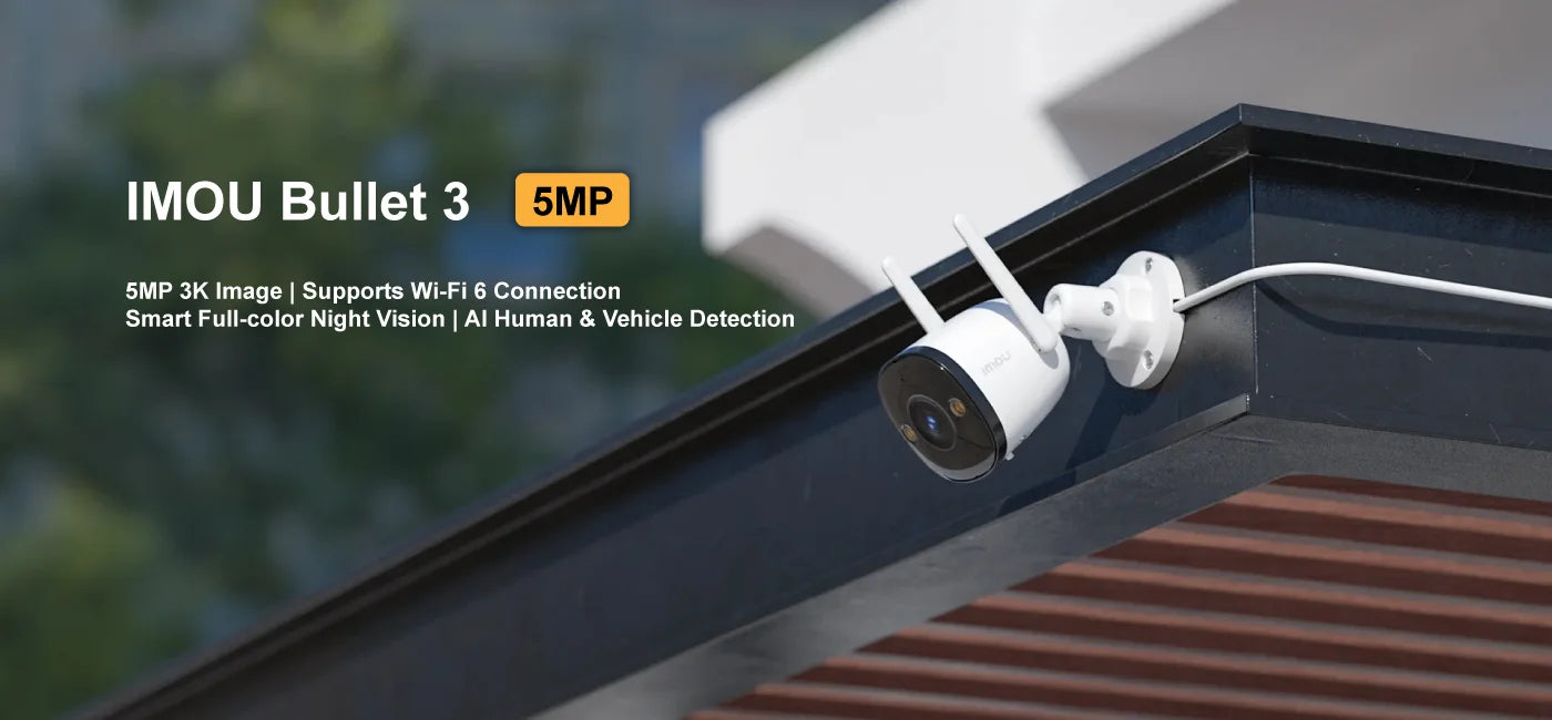 IMOU BULLET 3 3K 5MP NIGHT VISION WIFI CAMERA - NeonSales {{ shop.shopifyCountryName }}