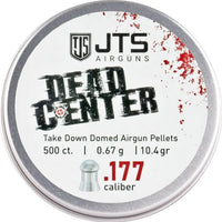 JTS DEAD CENTRE .177 10.4GR PELLETS - 500'S - NeonSales {{ shop.shopifyCountryName }}