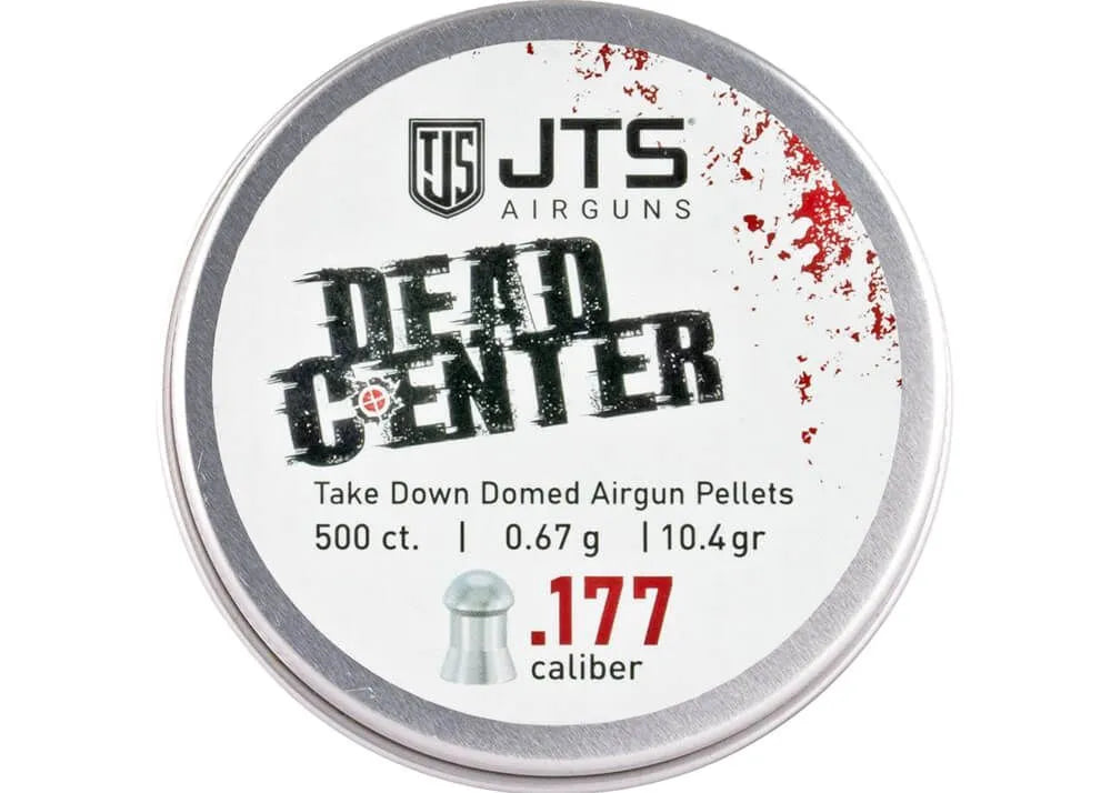 JTS DEAD CENTRE .177 10.4GR PELLETS - 500'S - NeonSales {{ shop.shopifyCountryName }}