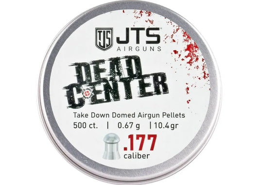 JTS DEAD CENTRE .177 10.4GR PELLETS - 500'S - NeonSales {{ shop.shopifyCountryName }}
