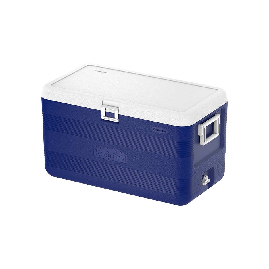 Cosmoplast Deluxe 70L Cooler Box Blue