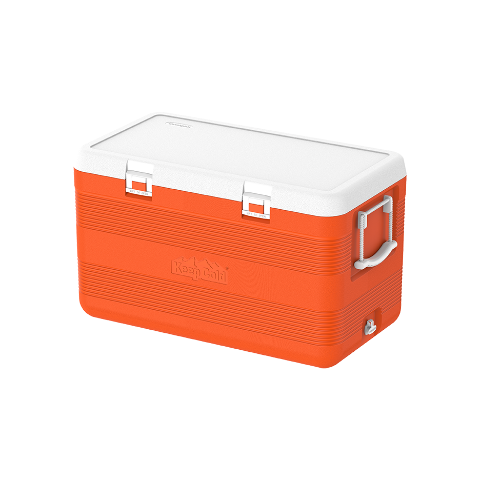 Cosmoplast Deluxe 127L Insulated Cooler Orange