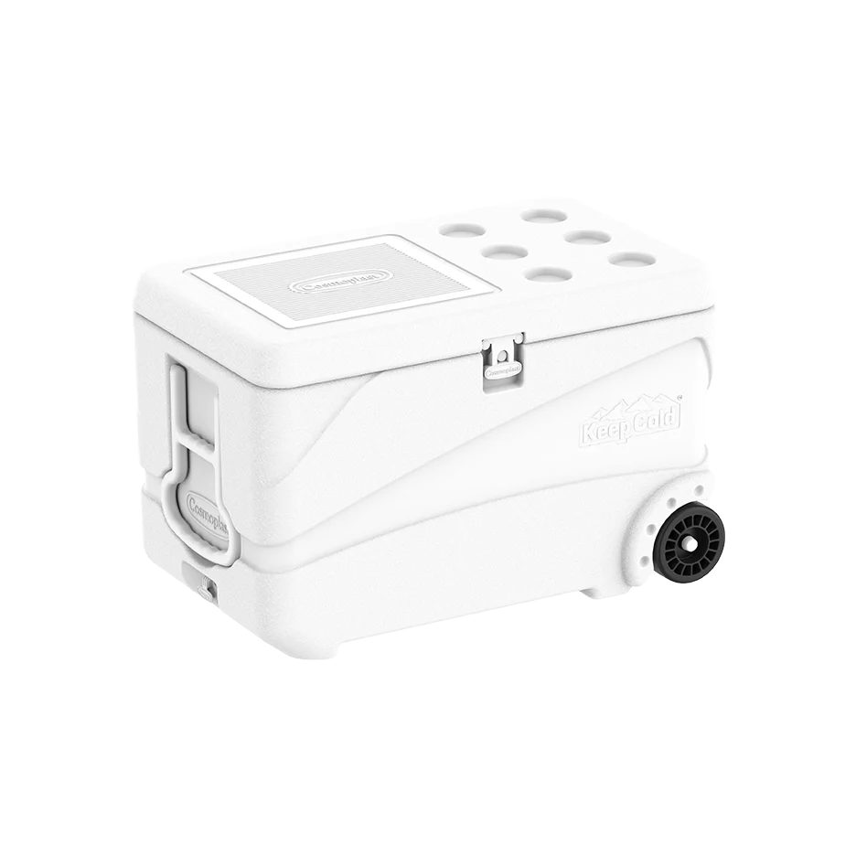 Cosmoplast Deluxe 84L Cooler Box White